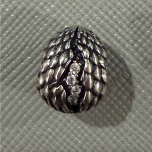 Authentic Pandora game of thrones dragon egg charm.